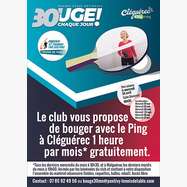 Bouge 1 heure par mois avec le Ping à Cléguérec